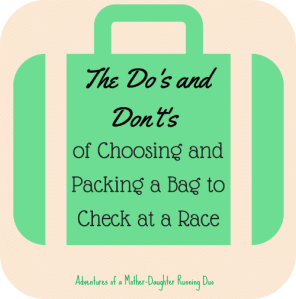 How to Pack a Bag to Check at a Race