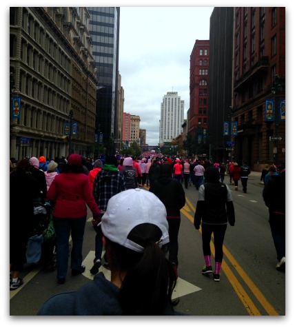 The making Strides Against Breast Cancer Walk, Rochester NY